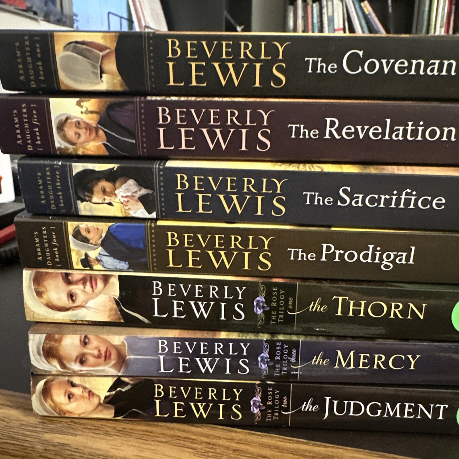 Lot: 7 Beverly Lewis Books Christian Annie’s People Seasons of Grace Nellie. A