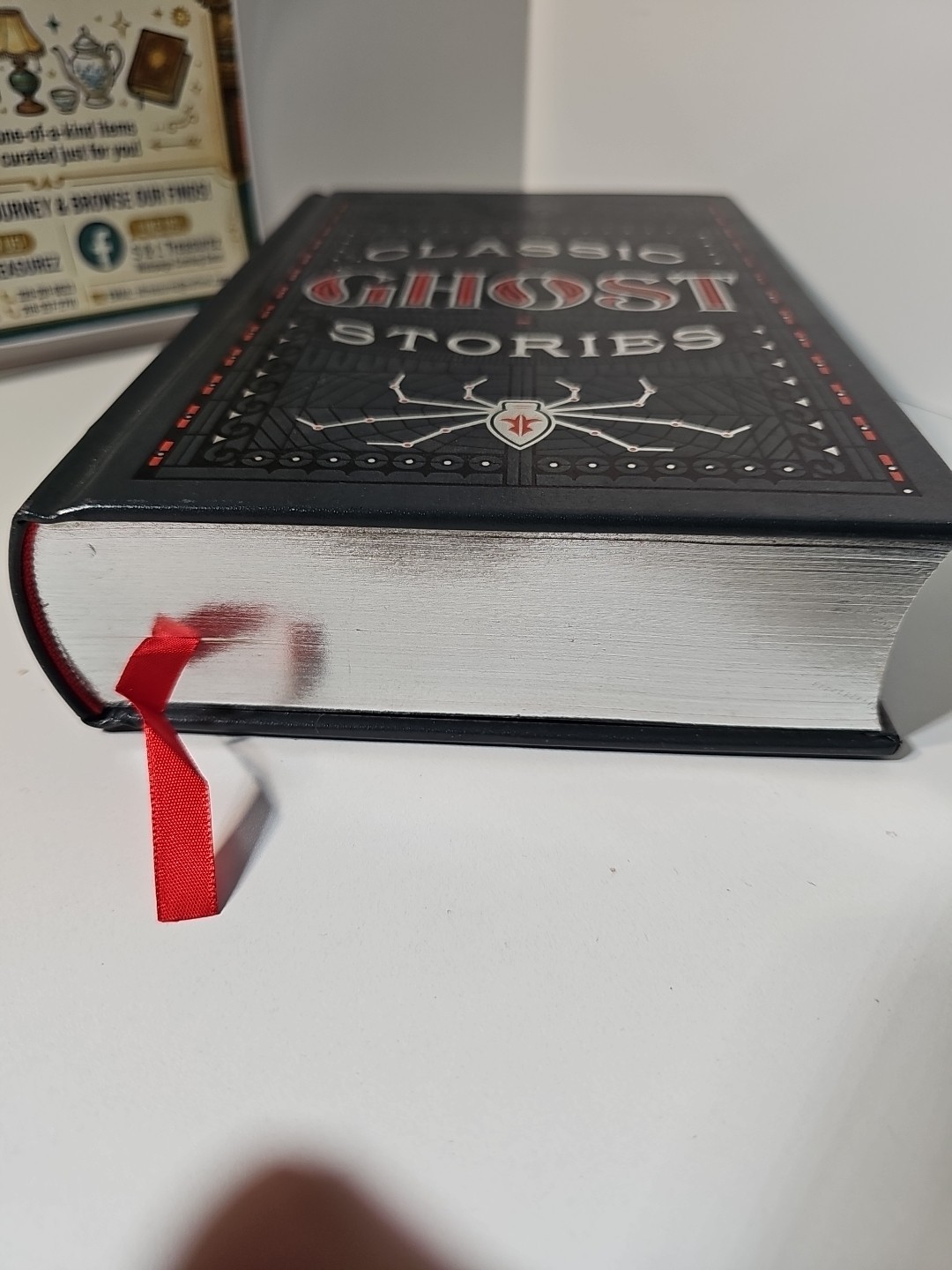 Classic Ghost Stories, Barnes & Noble, 2017, Bonded Leather, LNC, Silver Gilded