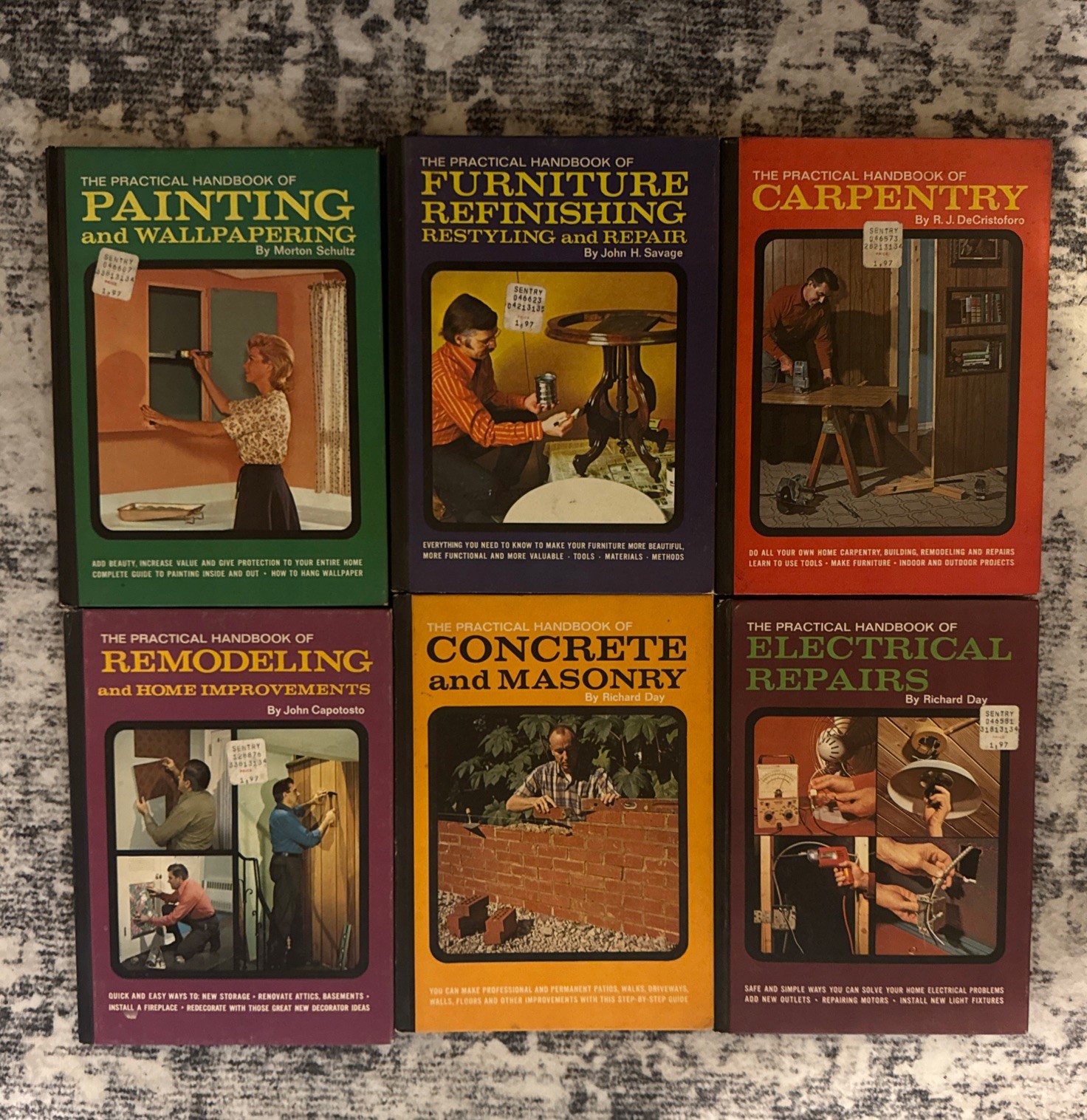 The Practical Handbook Of Carpentry Electrical Home Repair Hardcover Set (6)