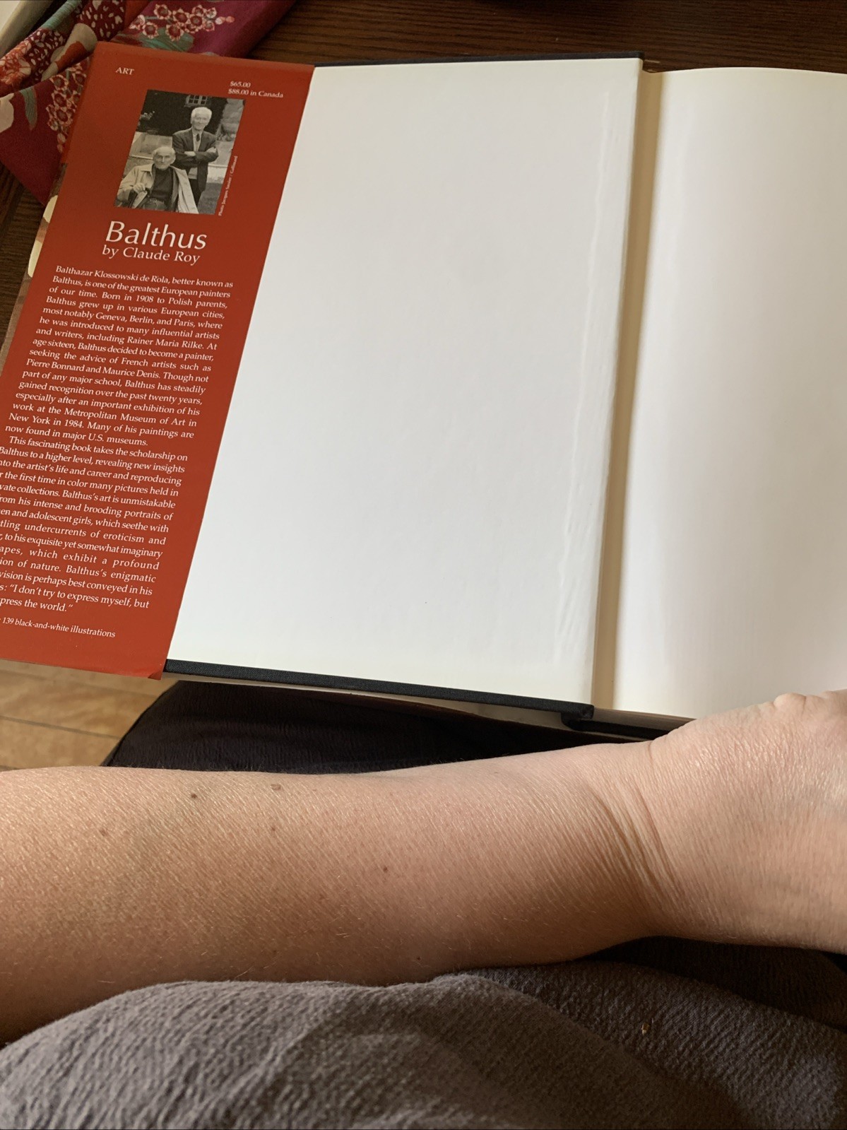 BALTHUS By Claude Roy – Hardcover with Dust Jacket First American printing