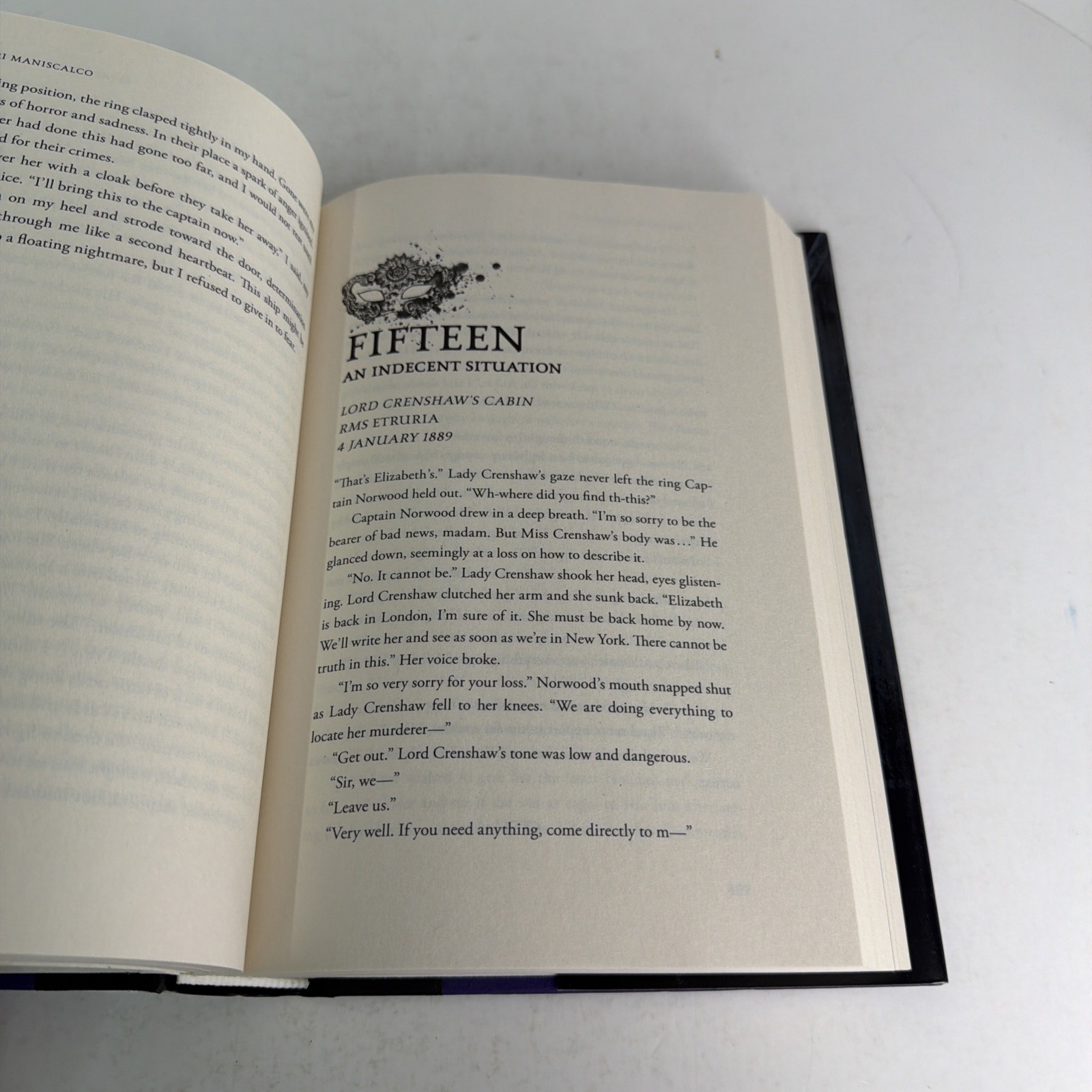 SIGNED Escaping From Houdini Kerri Maniscalco Special Edition Hardcover DJ