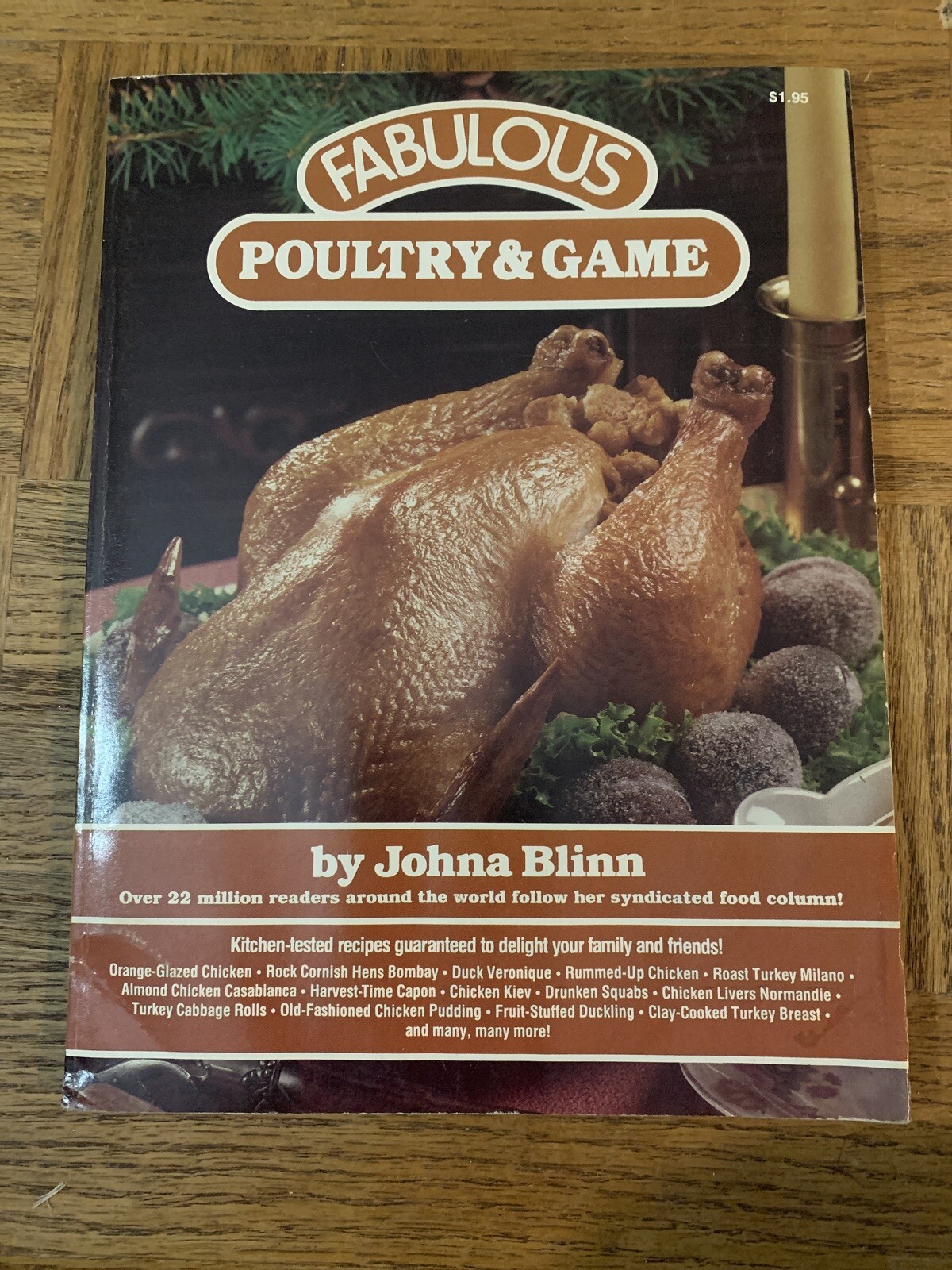 Fabulous Poultry And Game Cookbook-RARE VINTAGE-SHIPS SAME BUSINESS DAY