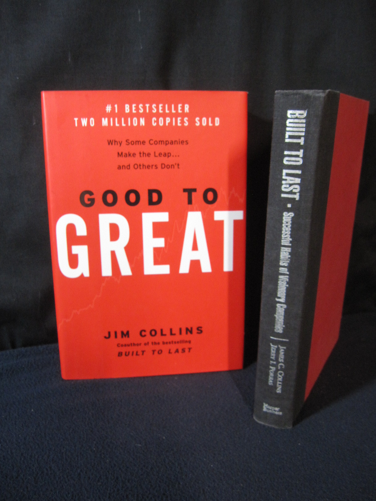 Jim Collins Built to Last and Good to Great [Hardcover] Includes Shipping