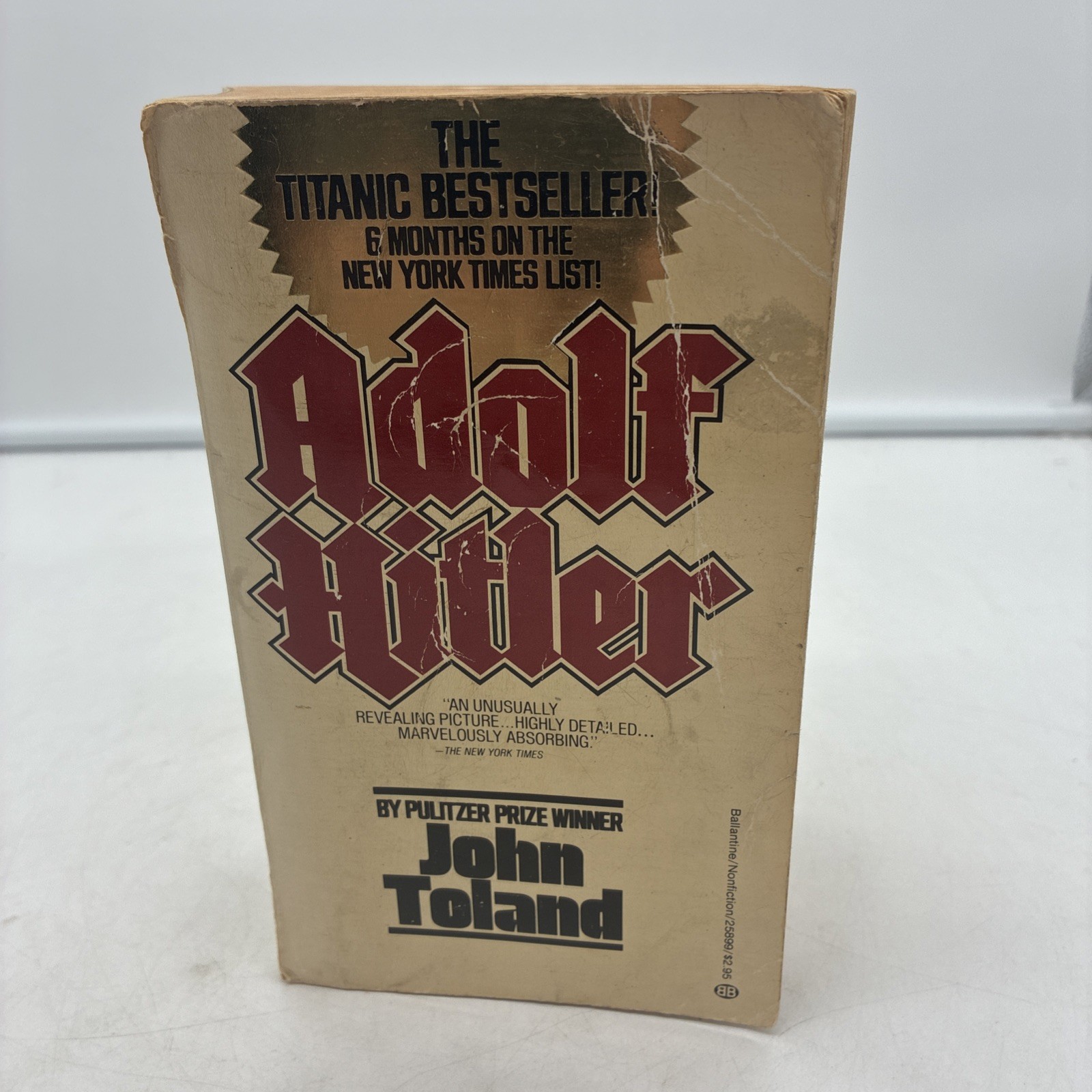 Signed Adolph Hitler By John Toland First Ballantine Books Ed 1977 Paperback