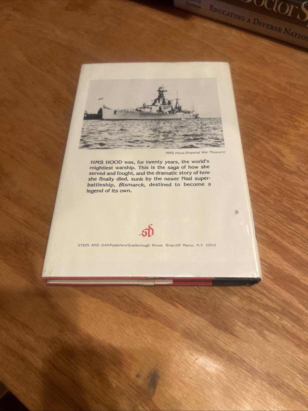 Sunk by the Bismarck: … Battleship HMS Hood by Edwin P. Hoyt 1977 1st HCDJ