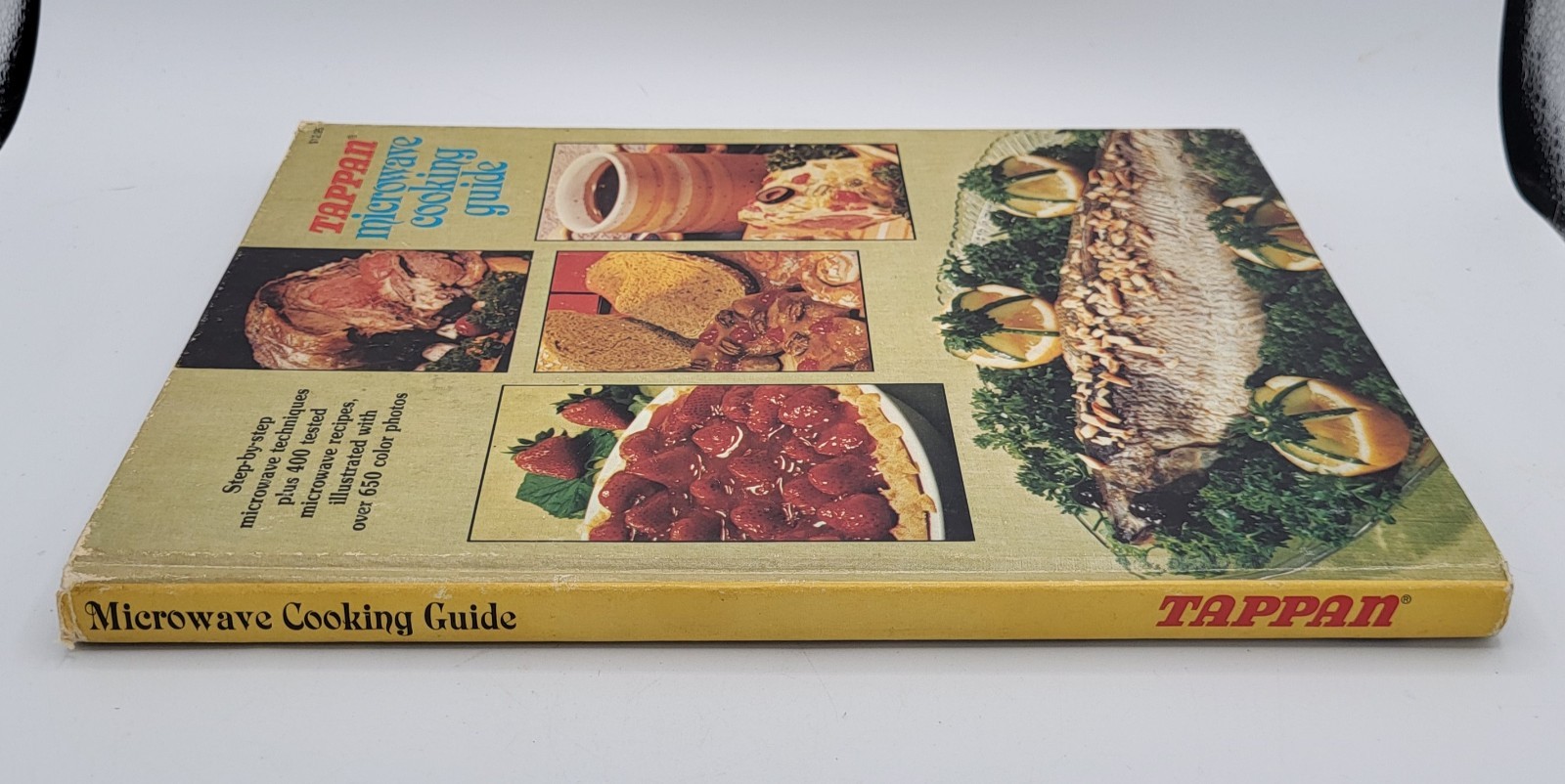 VTG 1979 Tappan Microwave Cooking Guide Hardcover 11.5 x 8.75″