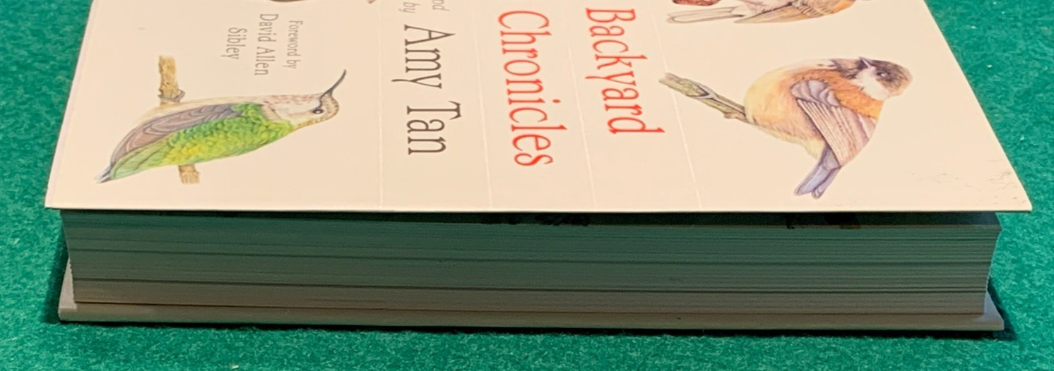 The Backyard Bird Chronicles Amy Tan SIGNED BOOKPLATE w/ Postcard 4th Print 2024