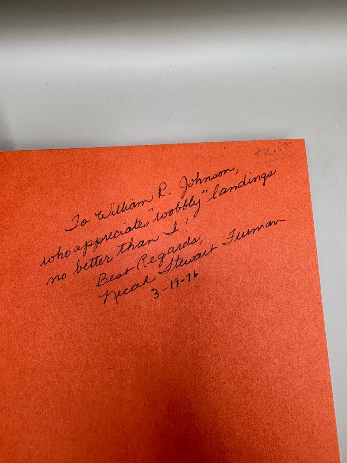 Walter Prescott Webb/Necah Stewart Furman Signed Inscribed/First Edition/1976/HC