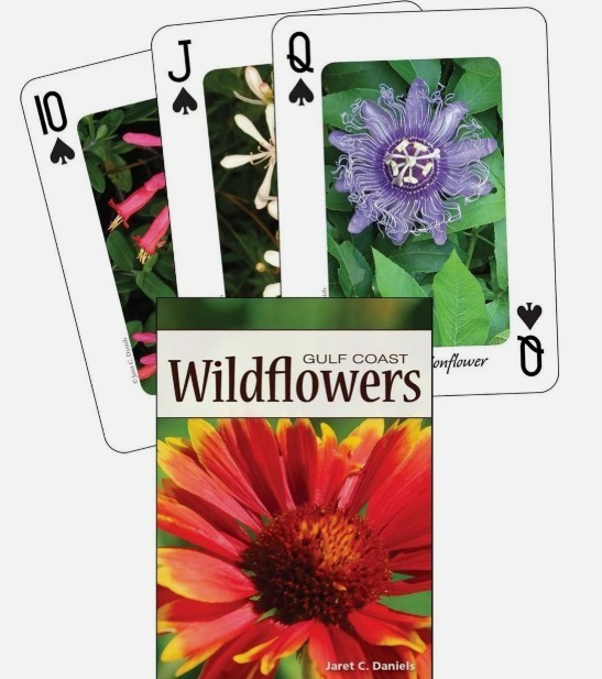 Vintage Wildflowers of the Gulf Coast Playing Cards by Jaret Daniels NEW SEALED