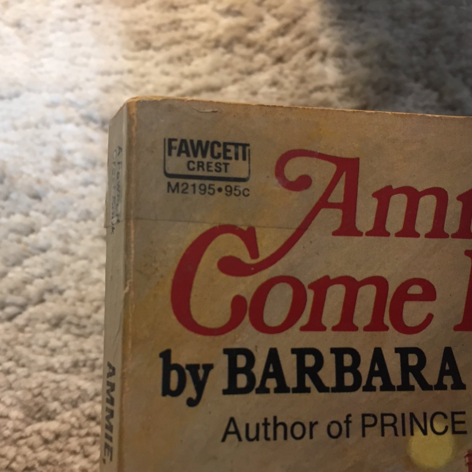 Ammie Come Home Barbara Michaels 1968 Fawcett Crest Gothic Romance Paperback