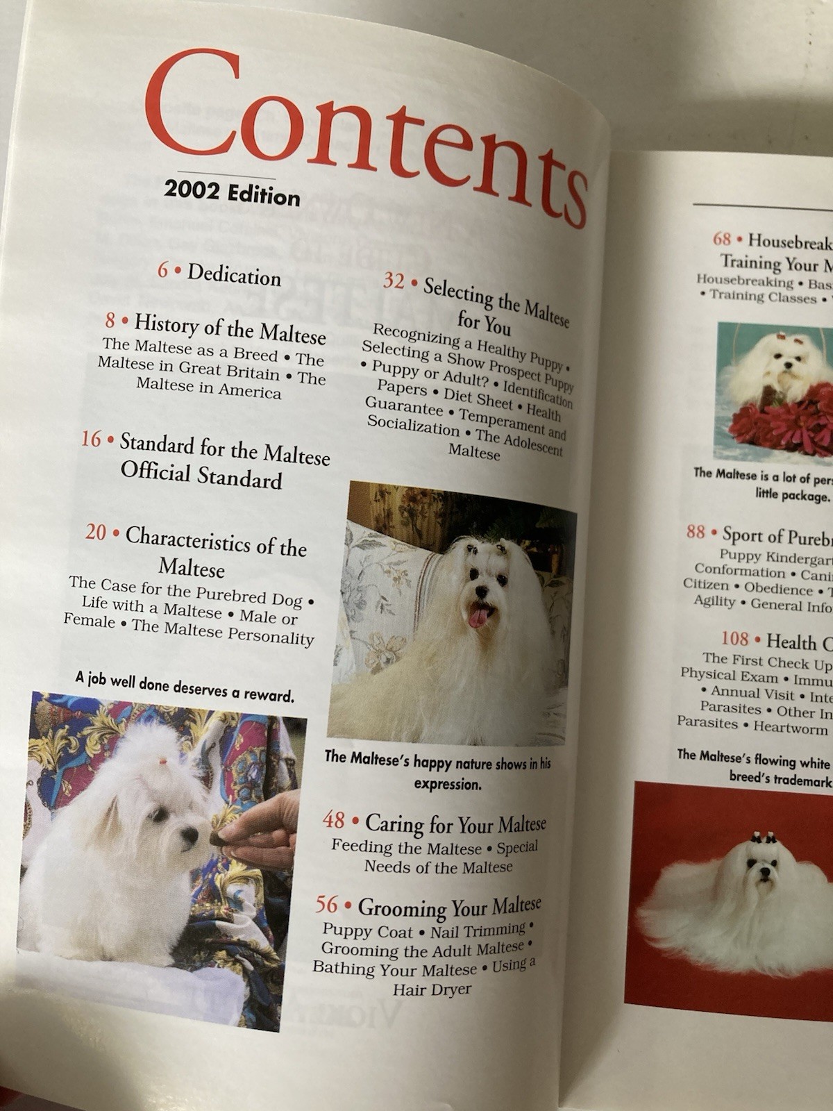 A New Owner’s Guide to Maltese by Vicki Abbott Hardcover Book