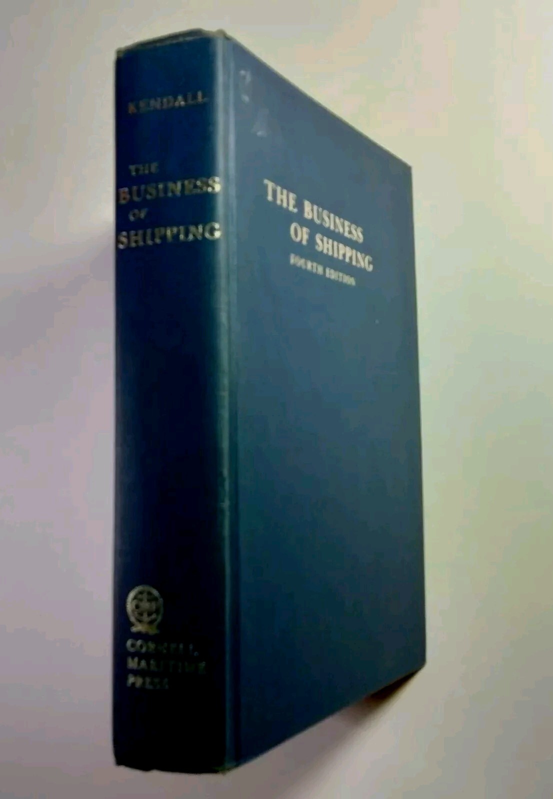 The Business of Shipping 4th Edition Kendall 1983 Vtg Merchant Marine Maritime