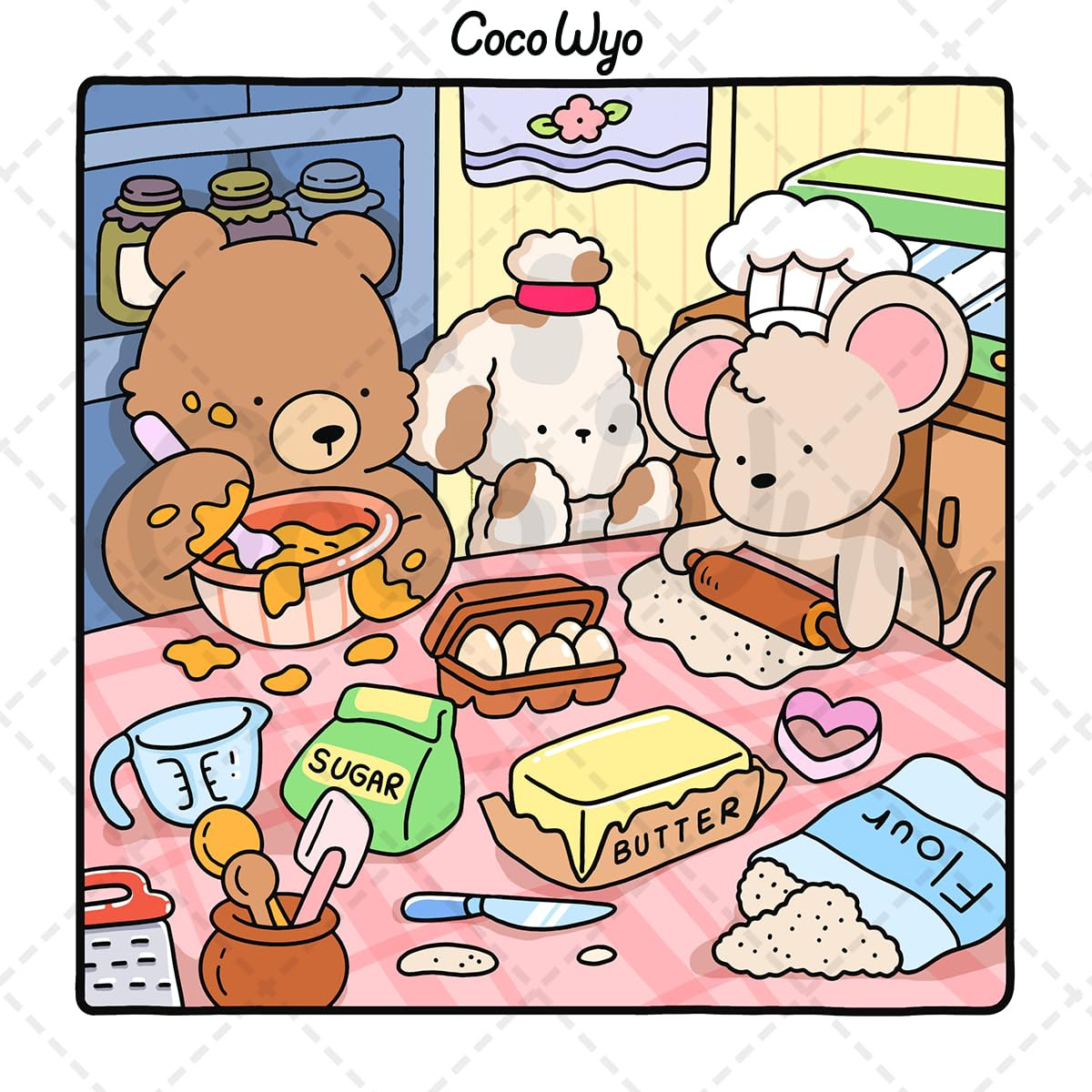 Cozy Friends by Coco Wyo: Cute & Comfy Coloring Book | Paperback