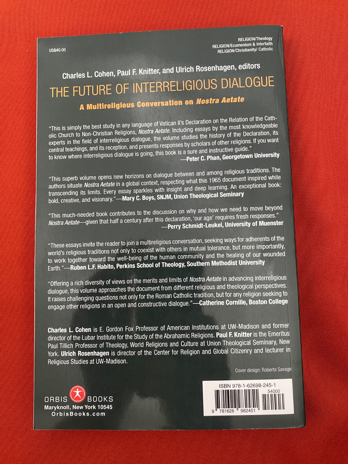 The Future of Interreligious Dialogue (2017) – Orbis Books pbk. – Very Good