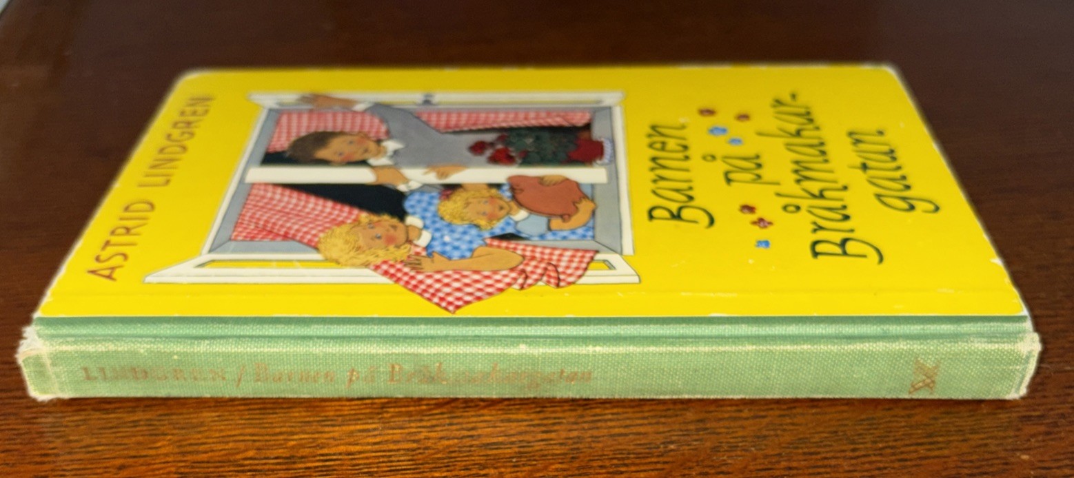 Astrid Lindgren Barnen Pa Brakmaker Gatan Swedish Hardcover Children’s Book 1958
