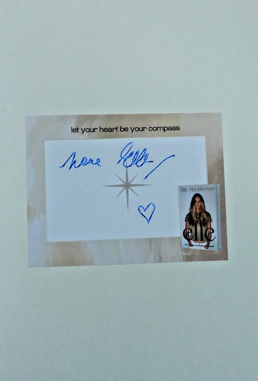 ELLE MACPHERSON /MODEL – AUTOGRAPHED “ELLE:LIFE,LESSONS…” NEW SIGNED BOOK 2024