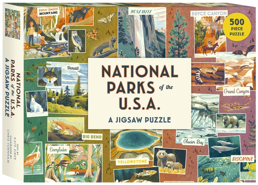 National Parks of the USA a Jigsaw Puzzle: 500 Piece Puzzle Other by Kate Siber