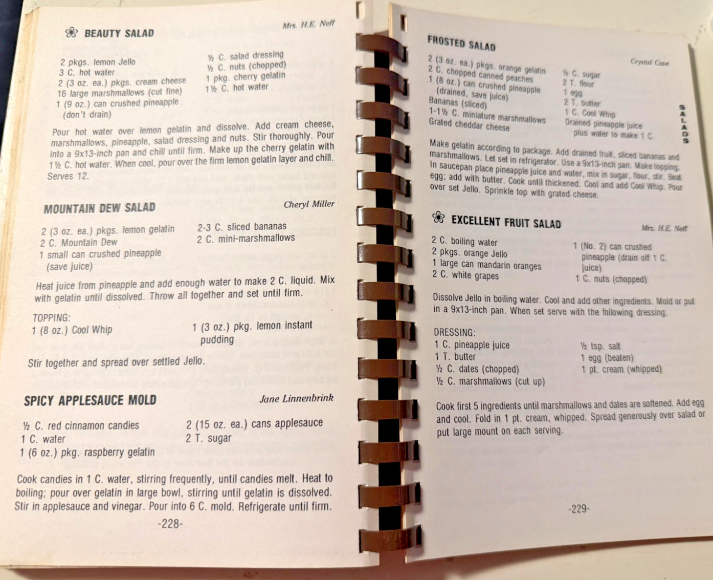 Beaman United Methodist Church Cookbook 1991 Beaman Iowa IA Kolache