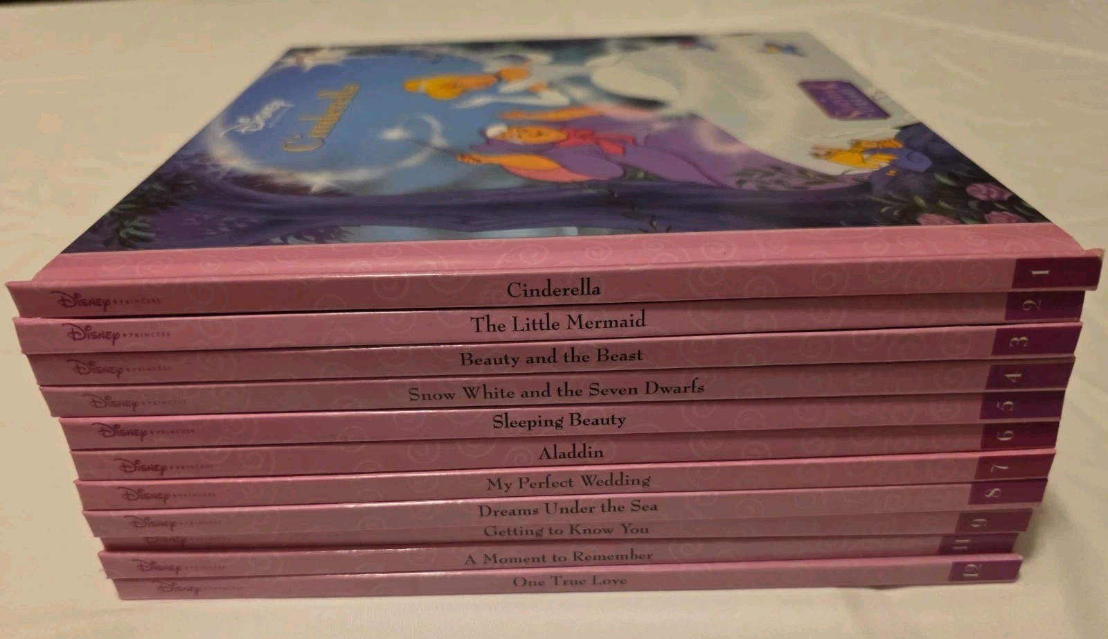 Disney Princess Story Books Library Lot 11 Book Set