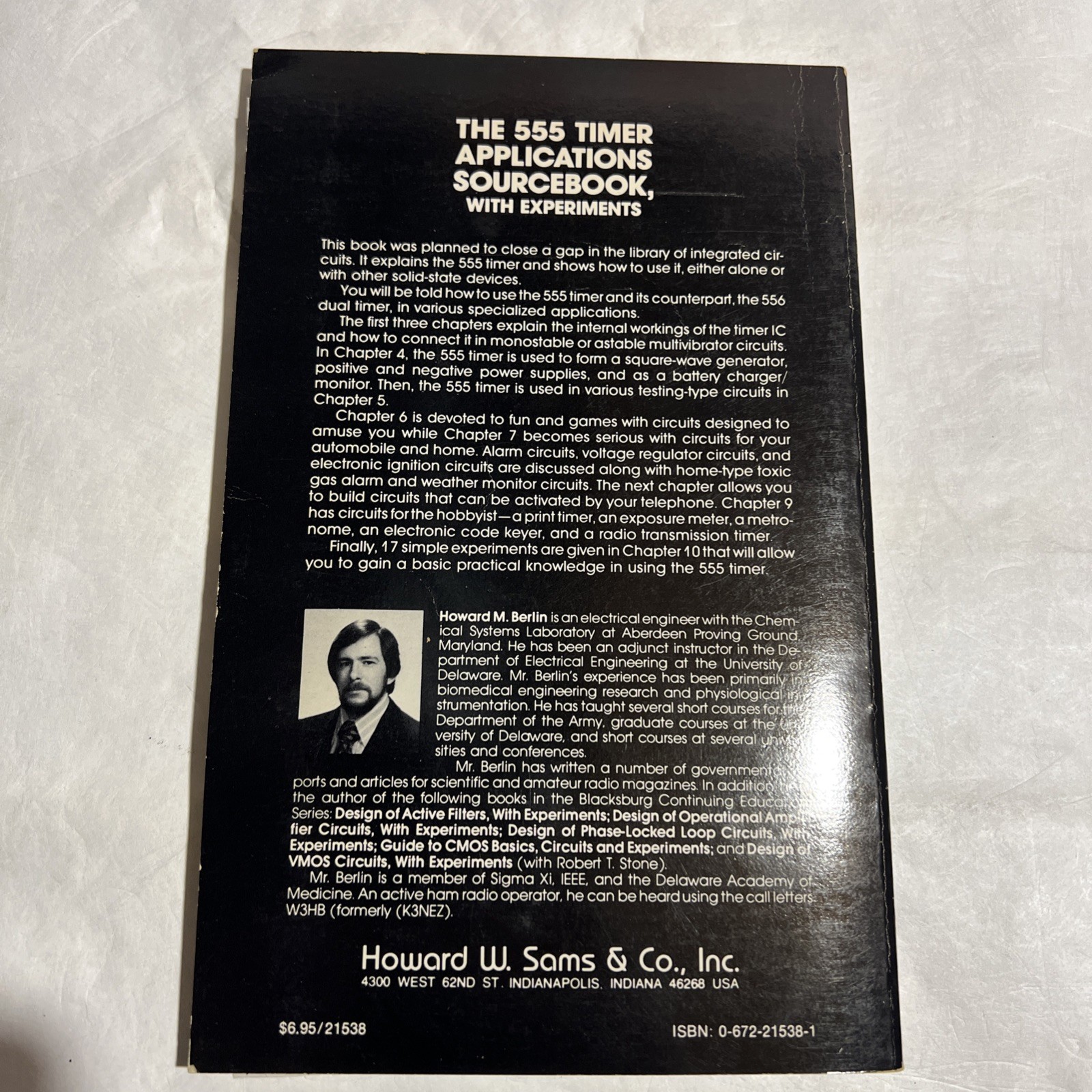 555 Timer Applications Sourcebook With Experiments Berlin Blacksburg Howard Sams
