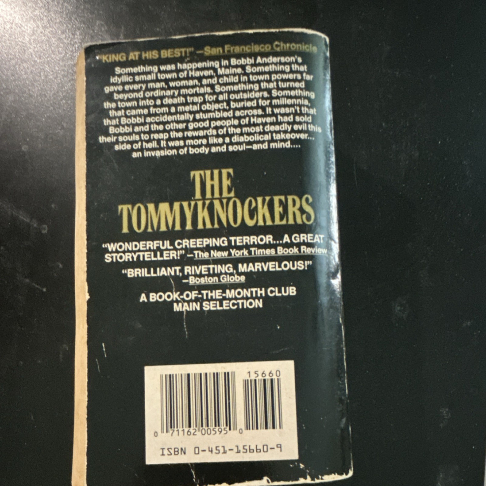Stephen King The Tommyknockers Paperback Horror Fiction Signet 1988