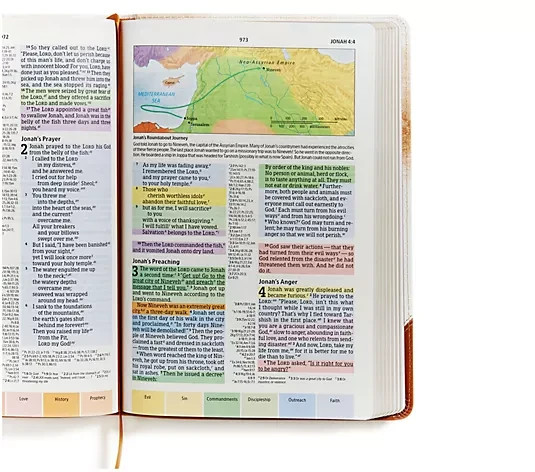 NEW CSB Rainbow Study Bible with Color Coded Verses Turquoise