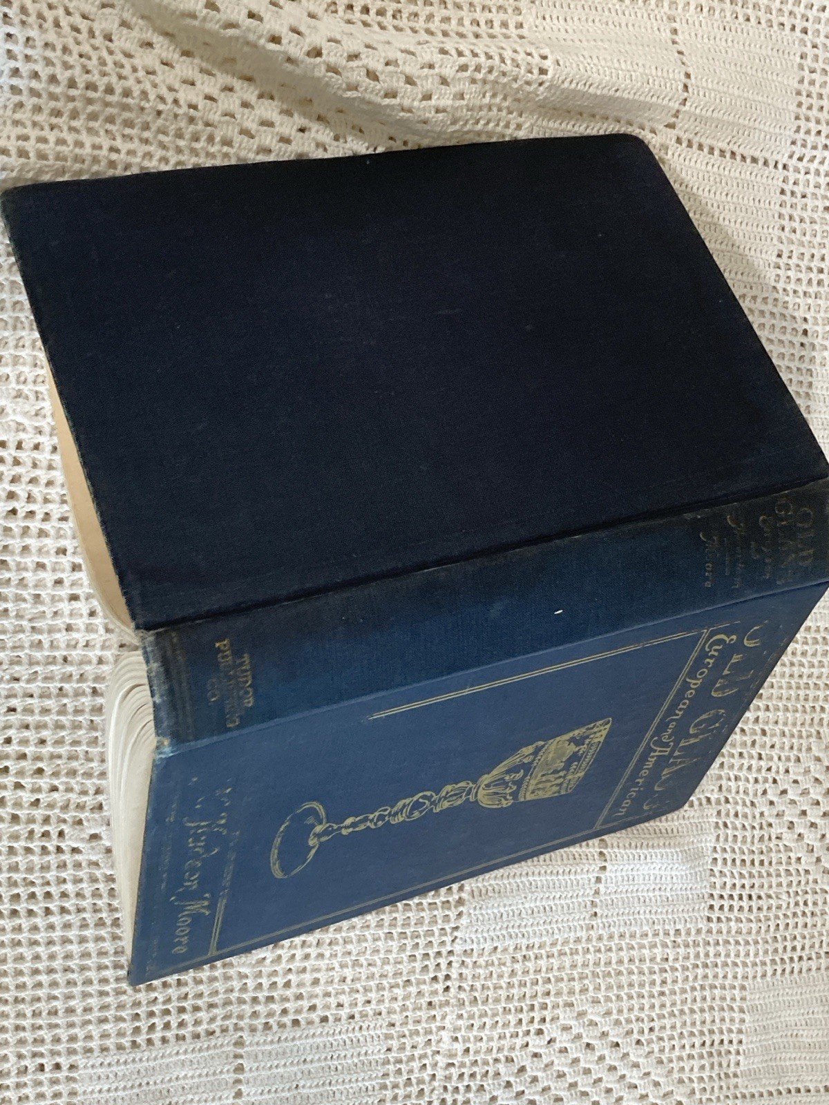 Old Glass European and American (Hardcover book, 1924, 1946) N. Hudson Moore