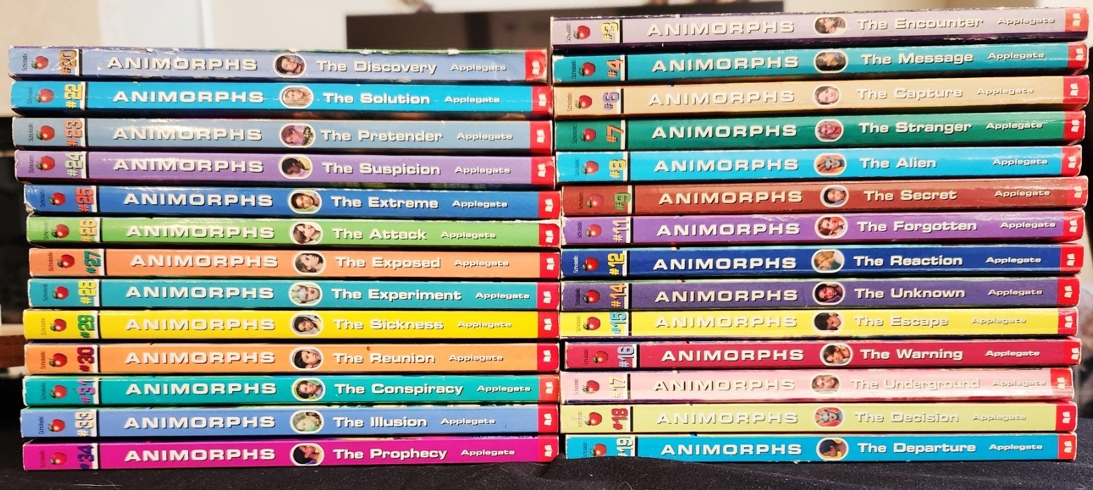 K.A. Applegate~Lot 28 PB~Animorphs 1990-2000’s Book Series 2-34 Range (See List)