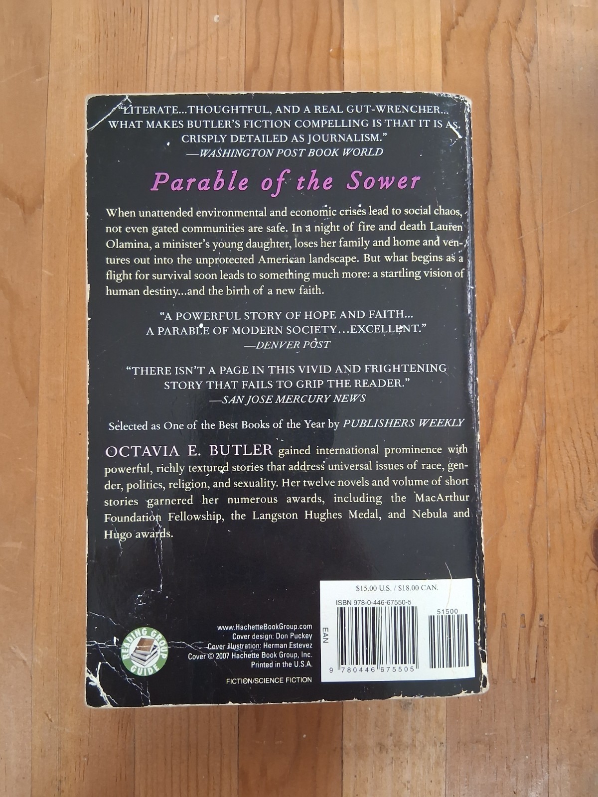 Parable of the Sower ~ Octavia E Butler