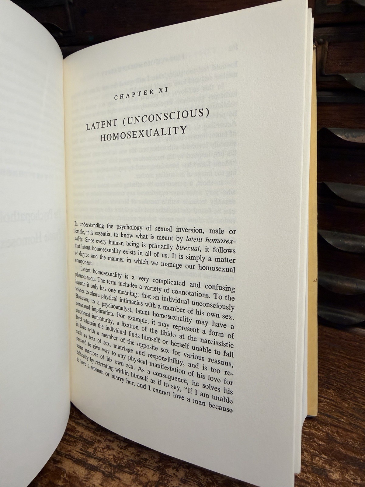 Female Homosexuality: Psychodynamic Study Lesbianism Hardcover Book 6th Vtg MCM