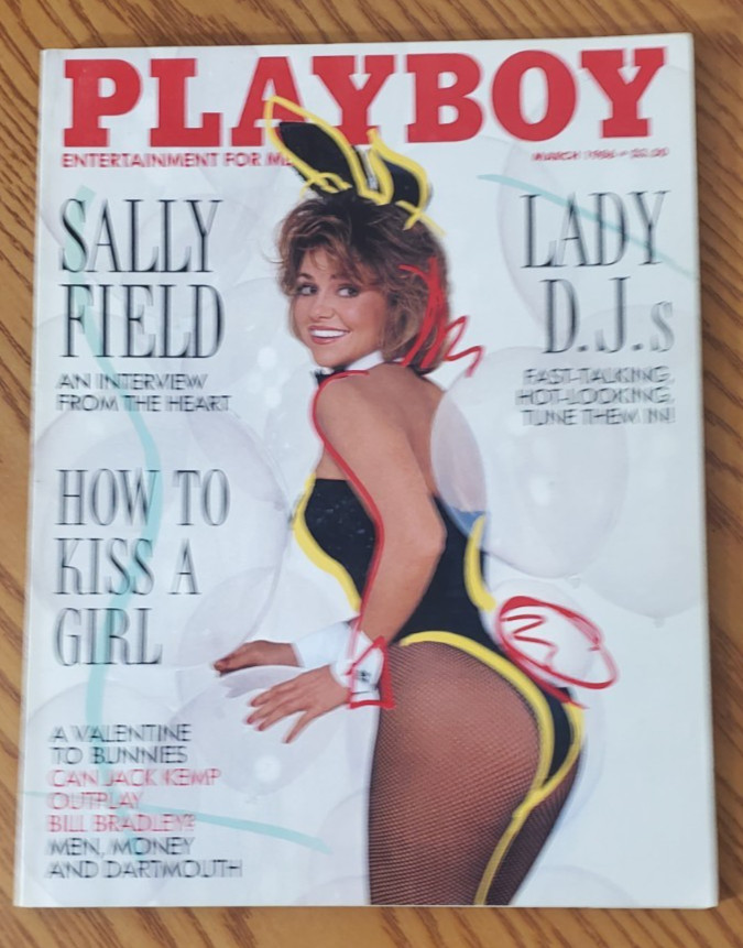 Playboy – March, 1986 SALLY FIELD Cover & Interview (Playmate KIM MORRIS)