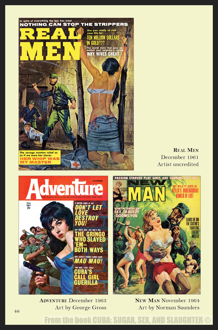 CUBA: SUGAR, SEX, AND SLAUGHTER men’s adventure story & art anthology hardcover