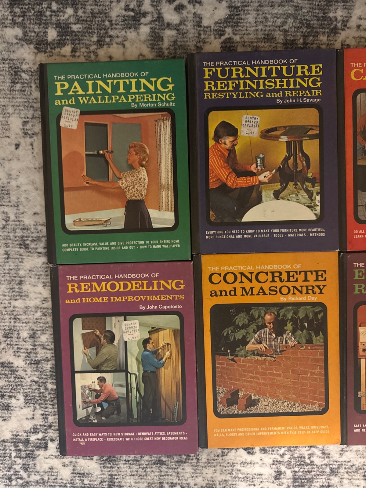 The Practical Handbook Of Carpentry Electrical Home Repair Hardcover Set (6)