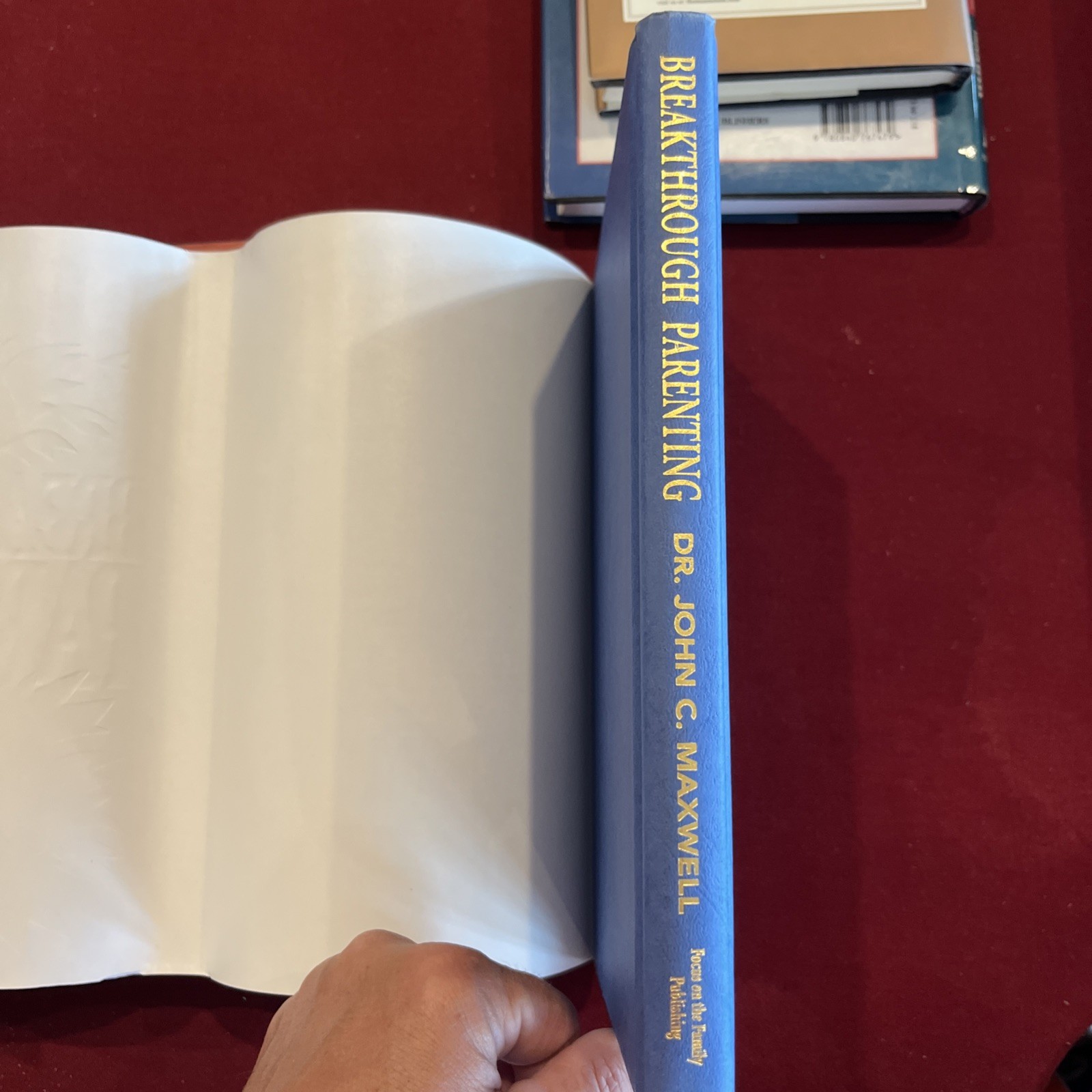 Lot 4 John C. Maxwell Books Leadership Discipline Parenting Hardcover