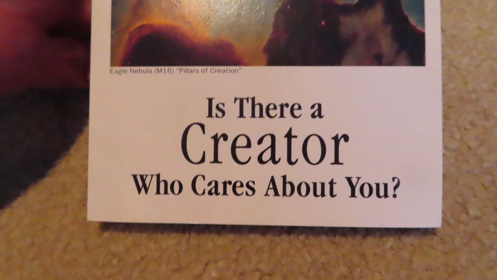 Is There A Creator Who Cares About You?” 1998. 192 pages. Paperback. Watchtower