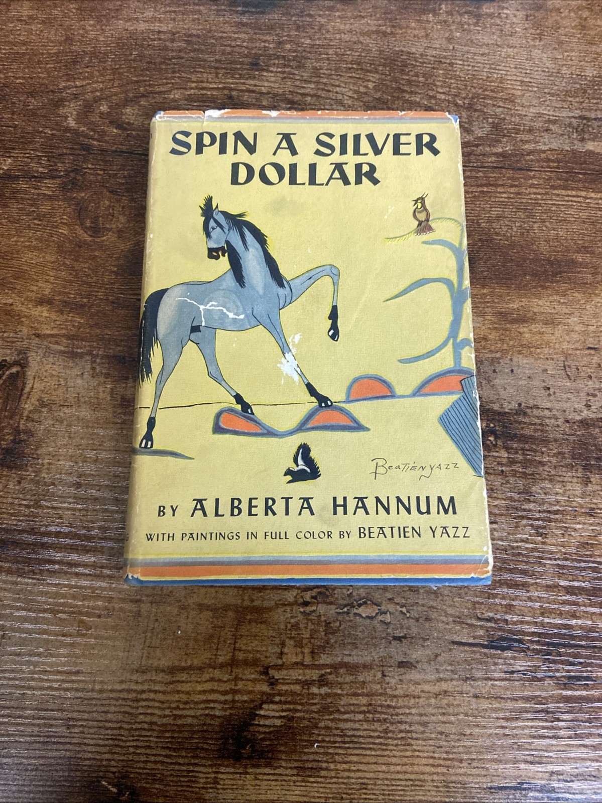 Spin a Silver Dollar by Alberta Hannum (Hardcover, 1946) Yazz Illustrations