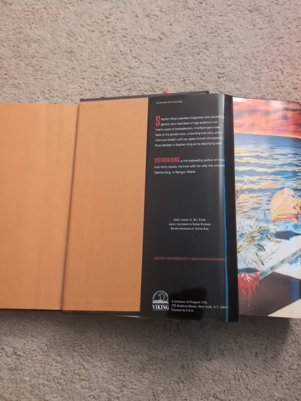 Stephen King Rose Madder And Duma Key Hard Cover. Very Good Condition