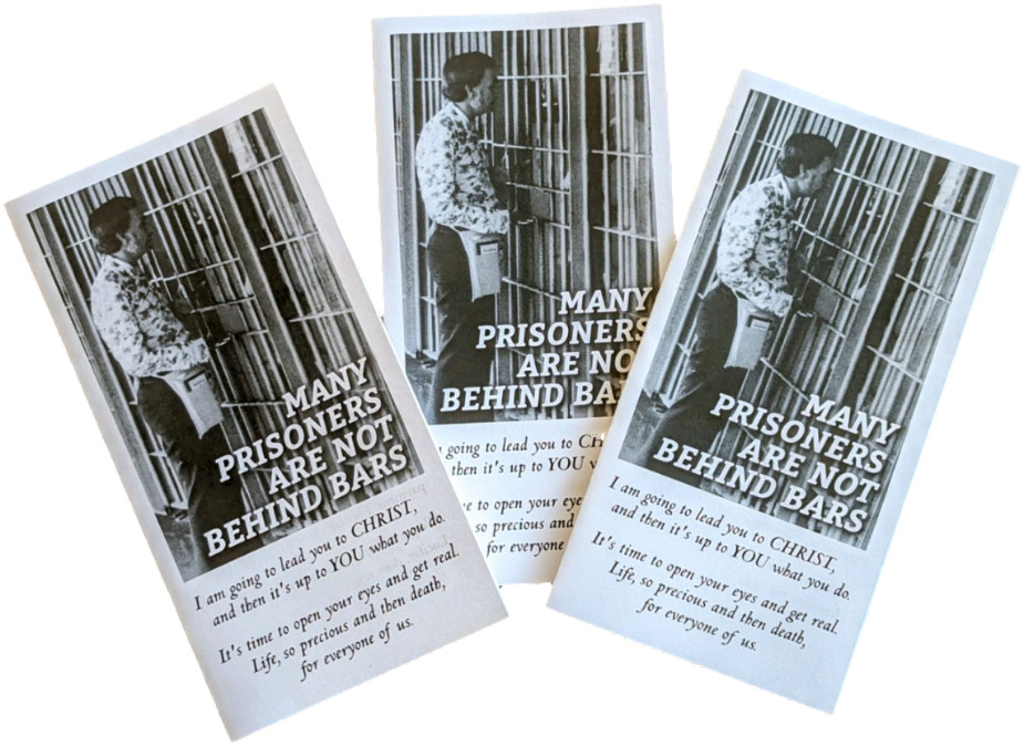 “Behind Bars” Gospel Tract- Evangelism – Biblical teaching $11.99 -3 x 4.5 in