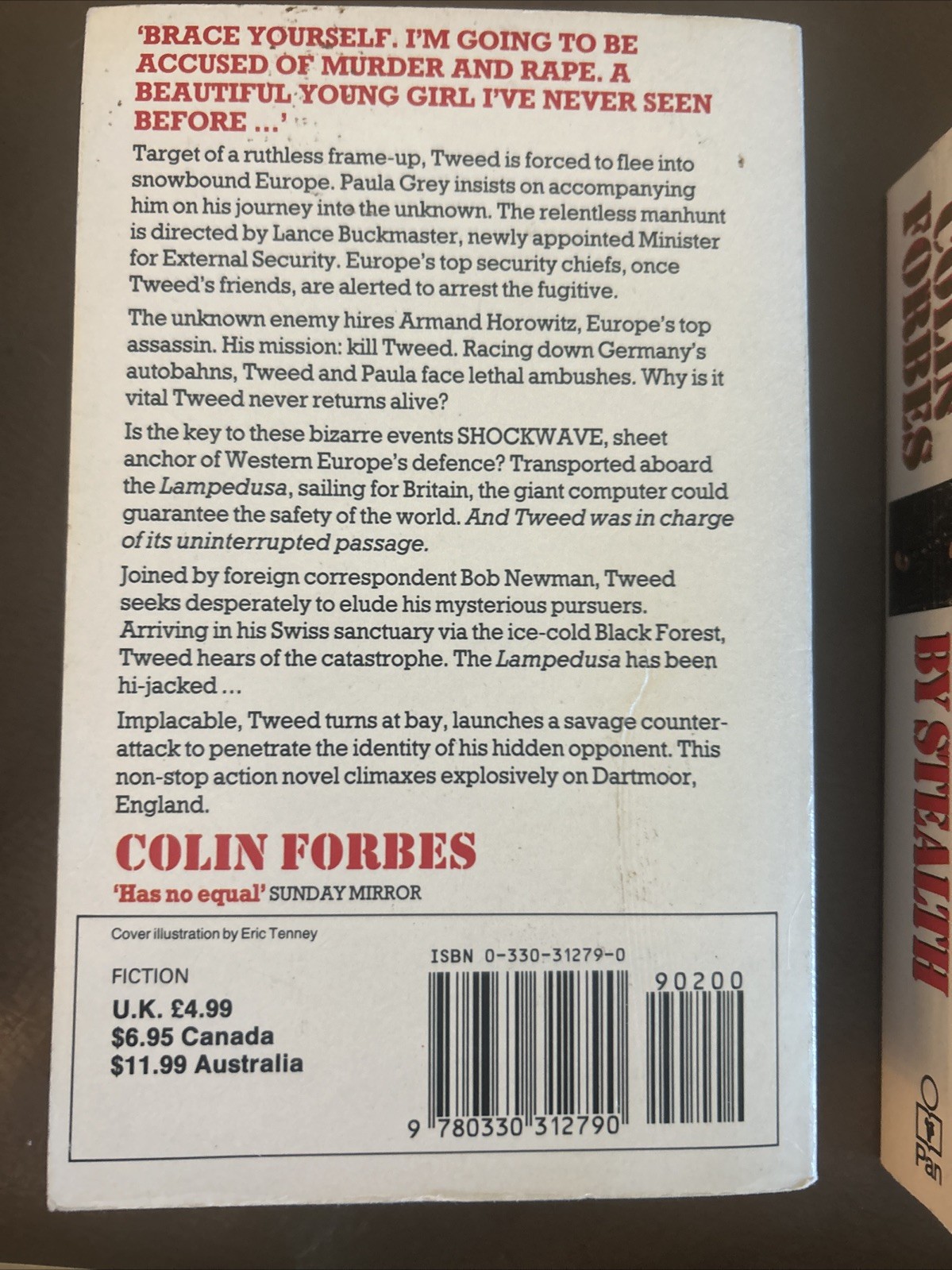Colin Forbes 5 Book Lot Terminal Shockwave By Stealth Leader And The Damned