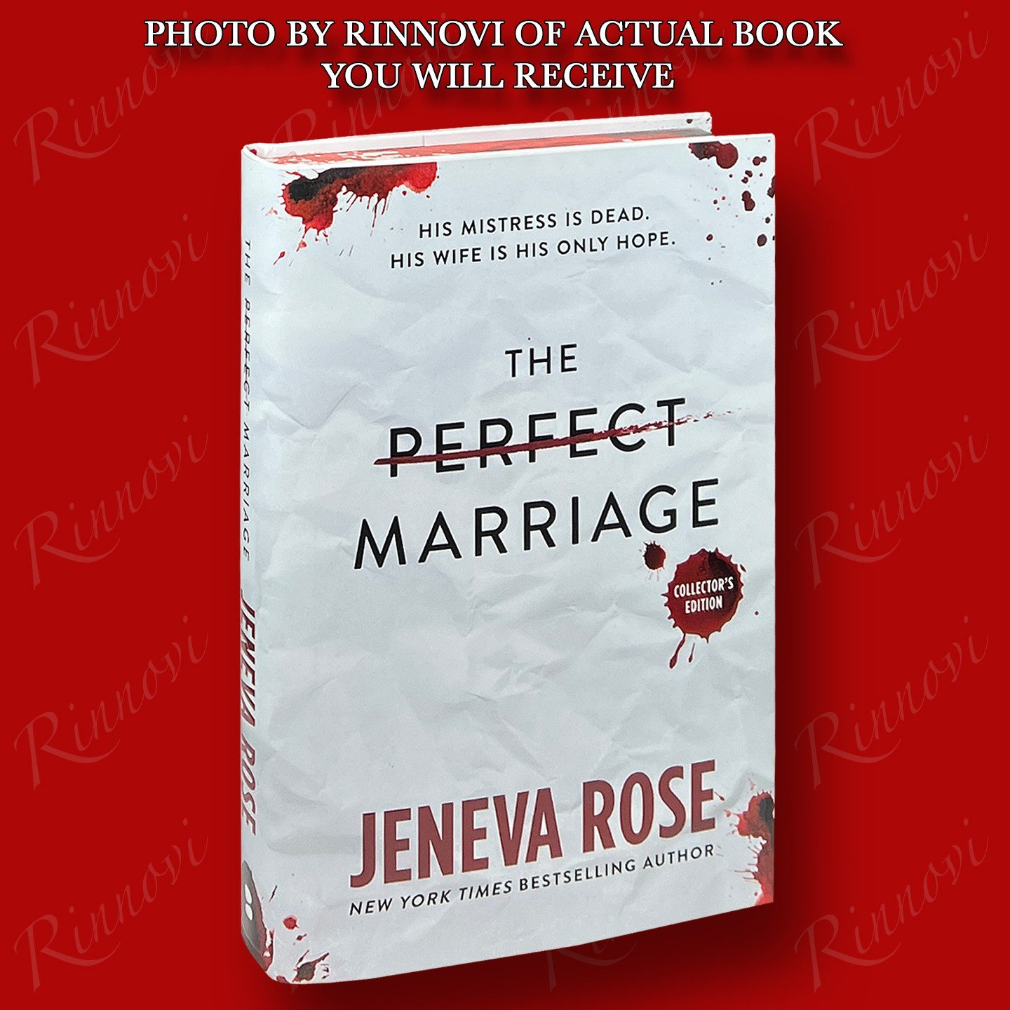 The Perfect Marriage SIGNED Jeneva Rose (2024,HC,1st/1st) BRAND NEW