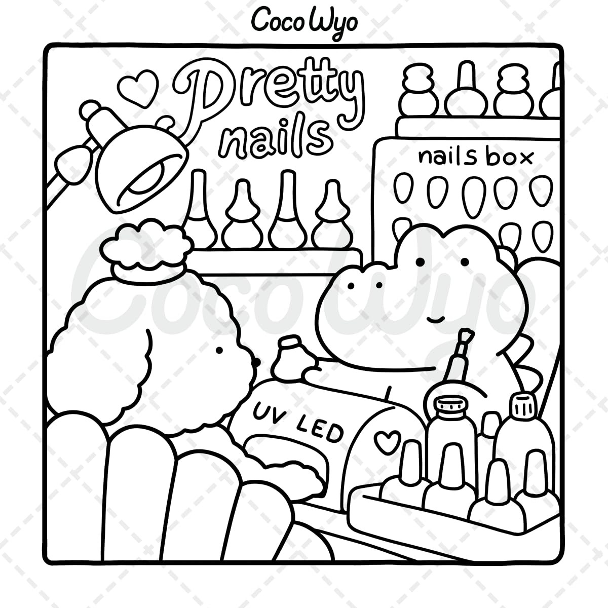 Cozy Friends by Coco Wyo: Cute & Comfy Coloring Book | Paperback