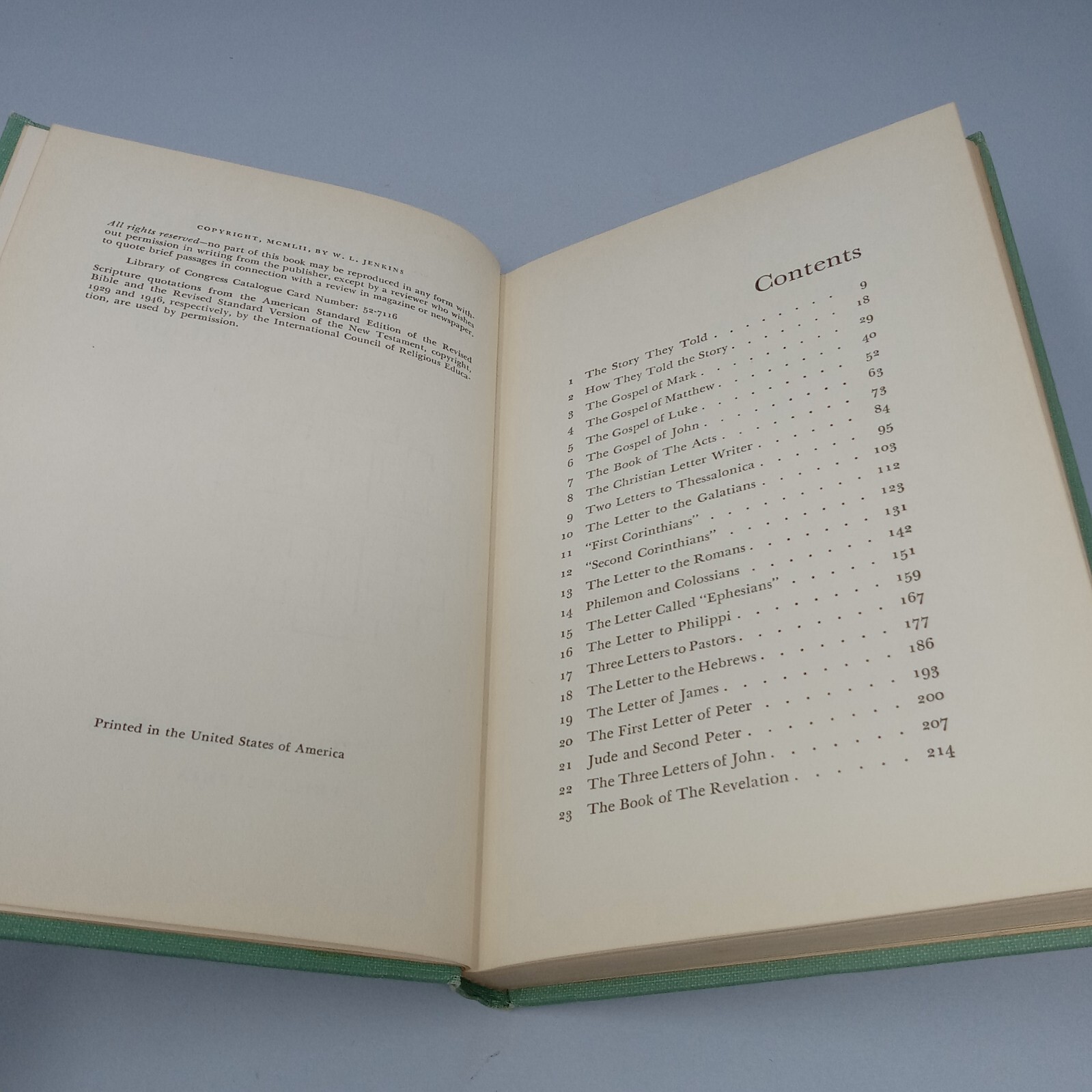 Opening The New Testament: 1952 Westminster Press Hardcover by Floyd V. Filson