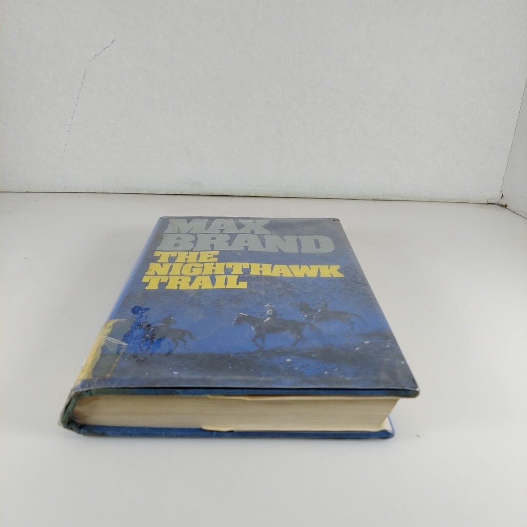 The Nighthawk Trail by Max Brand, Dodd, Mead 1987 1st Print HCDJ Ex-Library