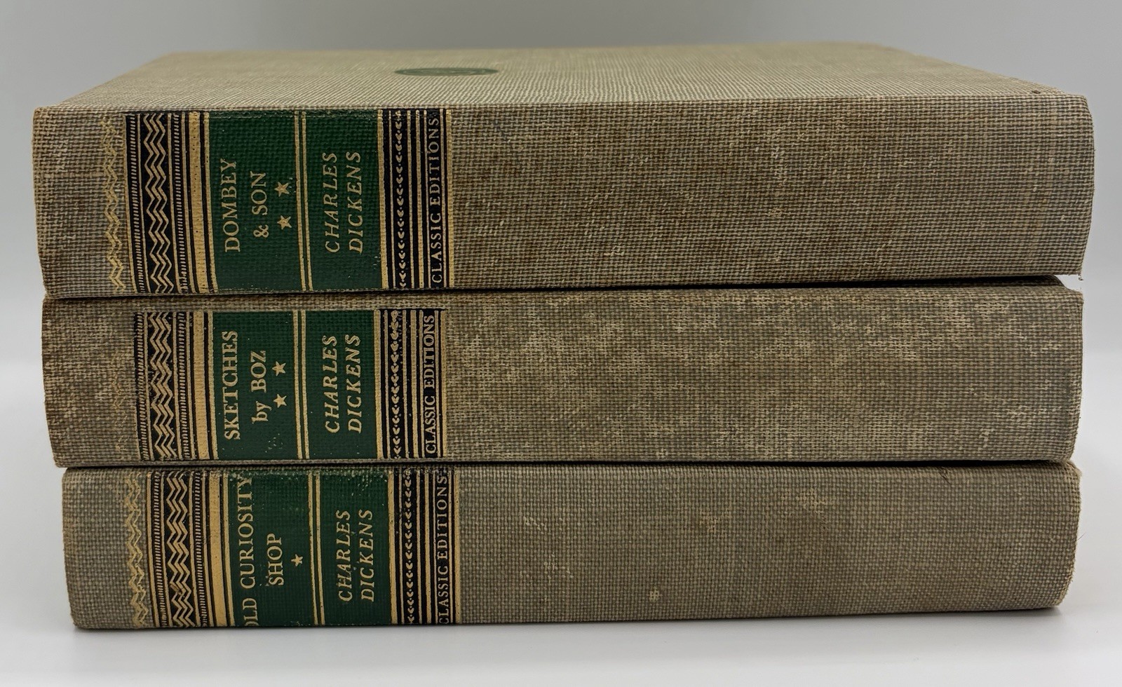 THREE WORKS OF CHARLES DICKENS Classic Edition, 1950’s
