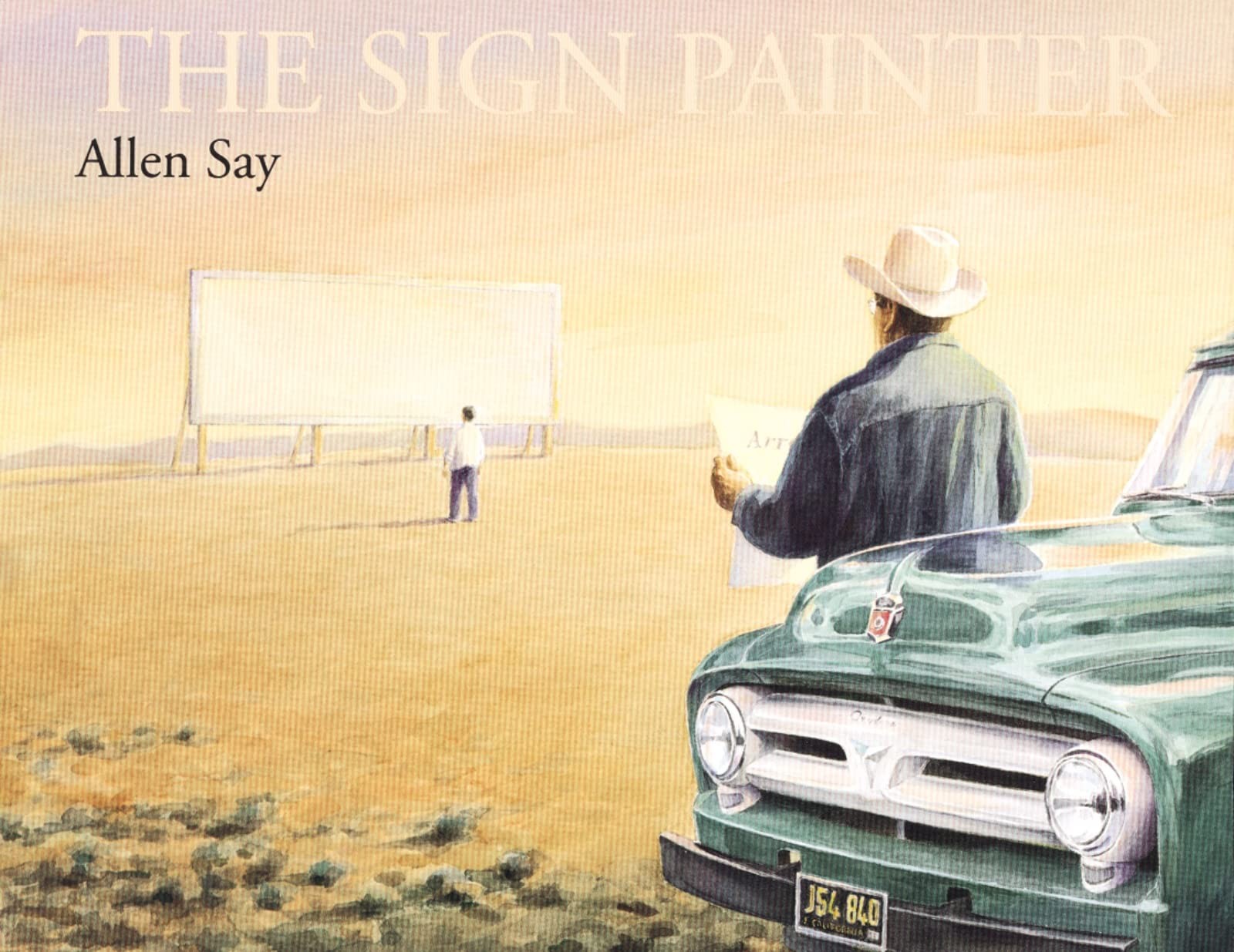 The Sign Painter – hardcover Say, Allen