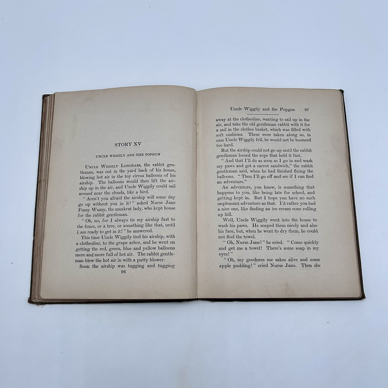 Vintage Uncle Wiggily’s Airship By Howard R Grains Children Book Early 1900’s HC