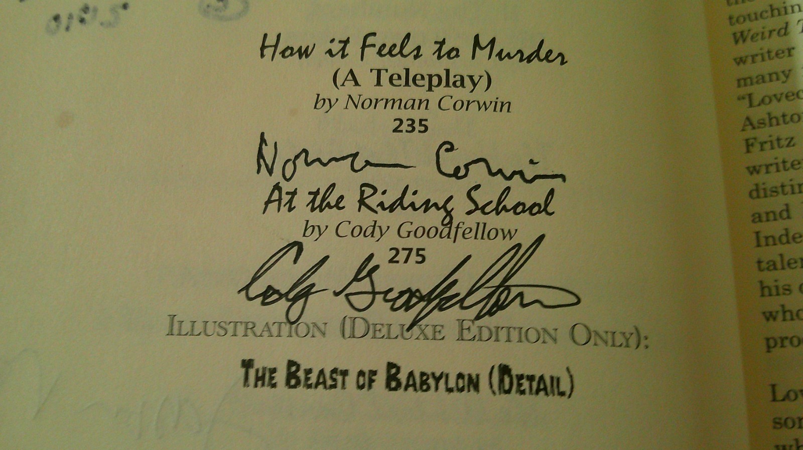 Bleeding Edge ed. William F. Nolan (2009, HC) SIGNED x11 Ray Bradbury & more