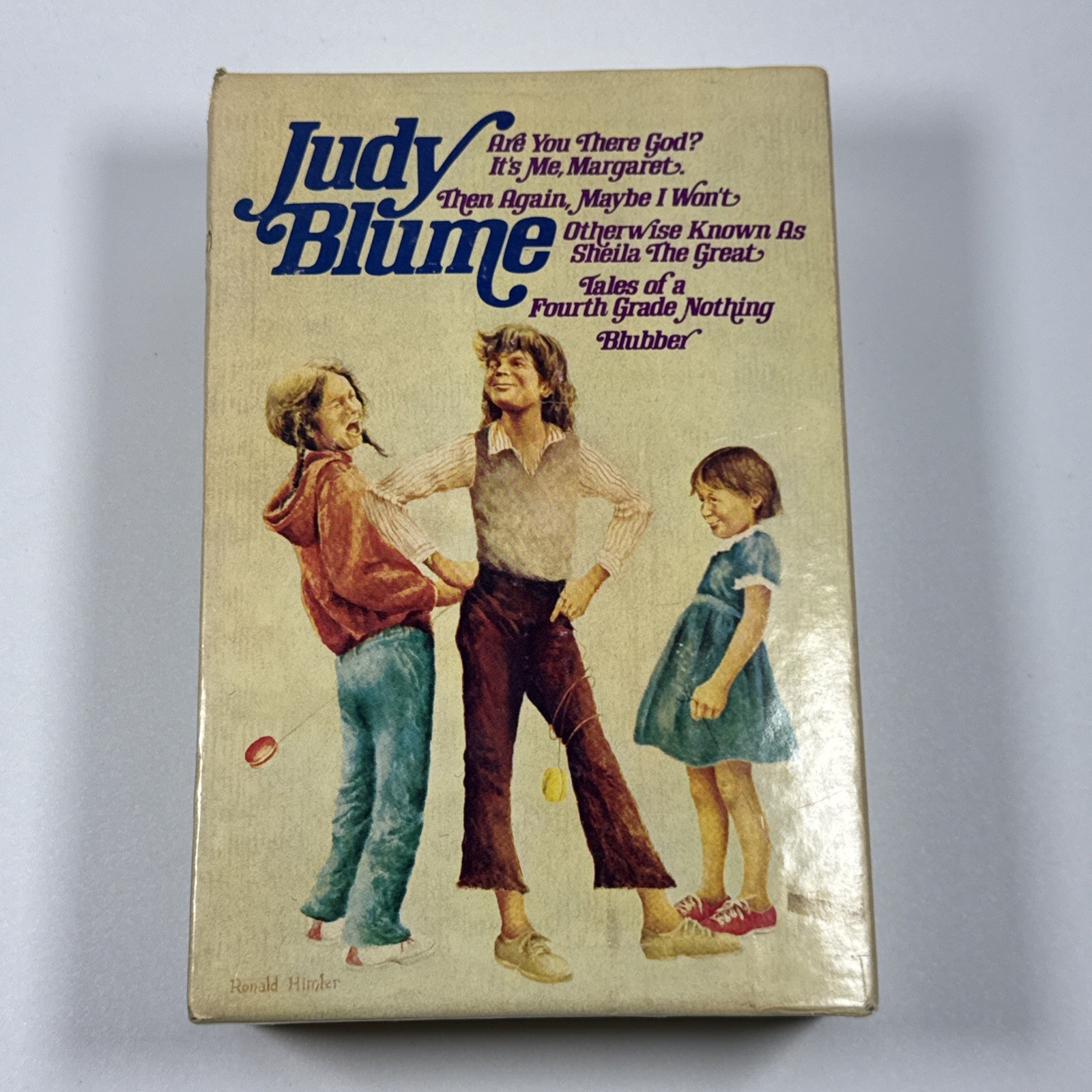 Vintage Judy Blume Box Set From 1980’s Includes 5 Popular Titles USED Good Cond.
