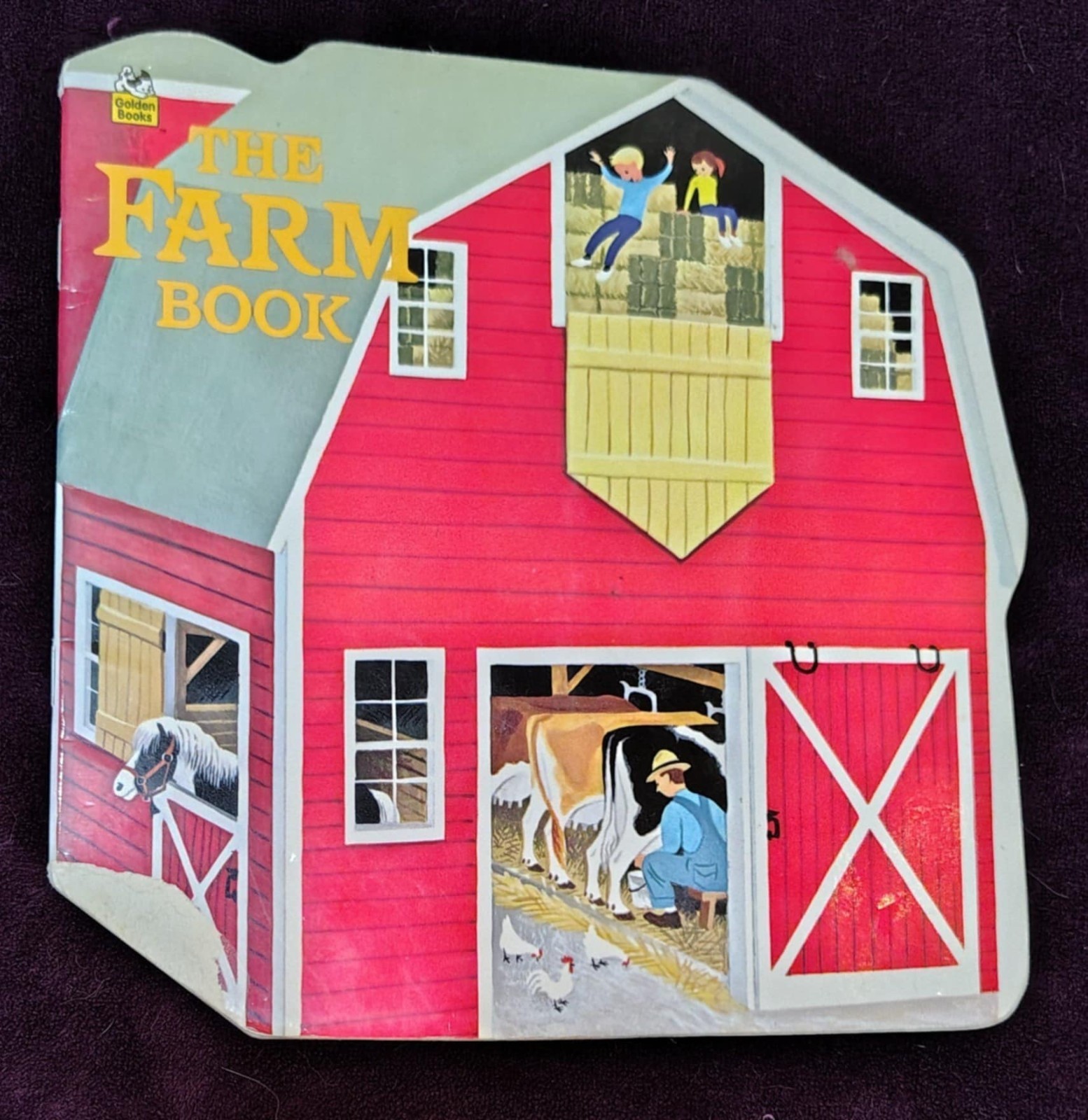 The Farm Book (A Golden Super Shape Book) – Paperback By Jan Pfloog