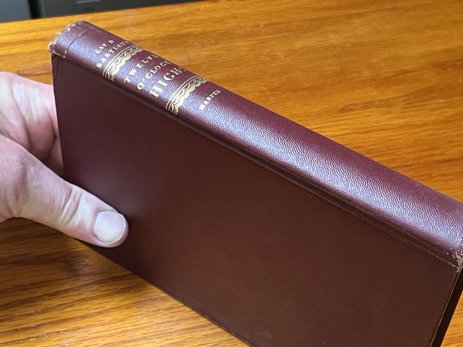 Twelve O’Clock High Trifecta: 1st Edition Book, 1st Run Toby, VTG B17 Desk Model